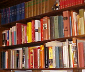 Books sit unused as a result of the school-year slide.